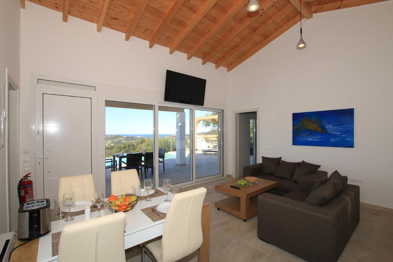 Sunset Sea View Villa 6 Arílasz Kültér fotó
